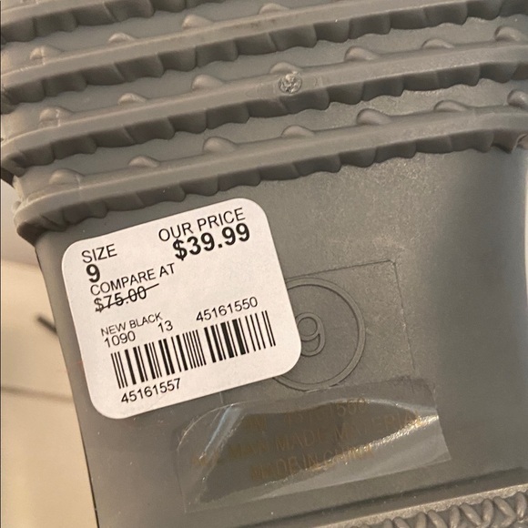 Comfort Est. 1946 Black Patent Glitter Lace-Up Boots Streetwear Y2K New - Picture 8 of 10